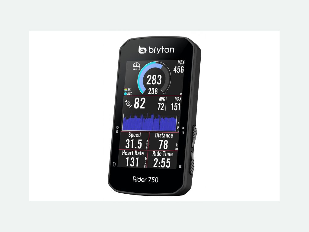 Ne vous perdez jamais avec la navigation virage-par-virage du Rider 750T 6 Avis Compteur GPS BRYTON Rider 750T avec Ceinture Cardio