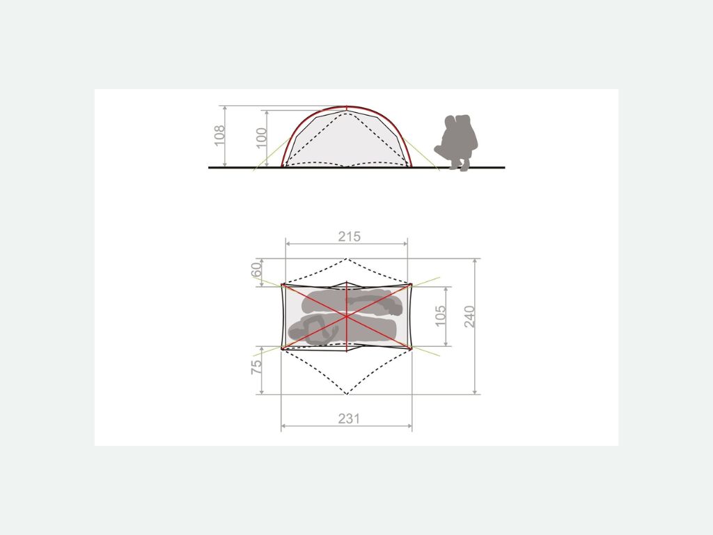 Le confort en montagne : Présentation de la Tente Vaude Space Seamless 1-2p Vert 7 Test Tente Vaude Space Seamless 1-2p Vert