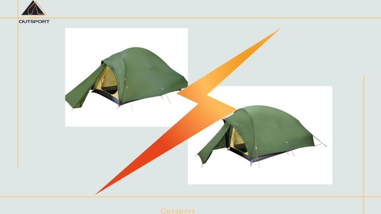 Comparatif des tentes Vaude Hogan UL 2P et Taurus UL 2P