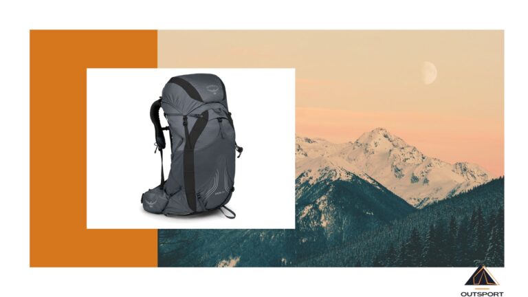Test sac de randonnée Osprey Exos 38 gris